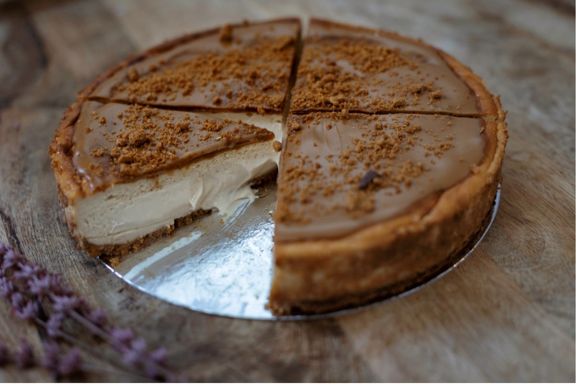 Tarta de Queso con Galleta Lotus Caramelizada